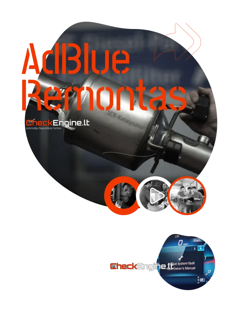 adblue remontas vilniuje kaune klaipedoje check engine lt